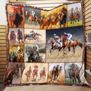 Life With Horses Quilt X0608-08  Quilt